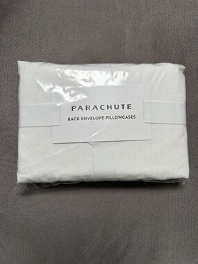Parachute: King white Percale back envelope pillowcases